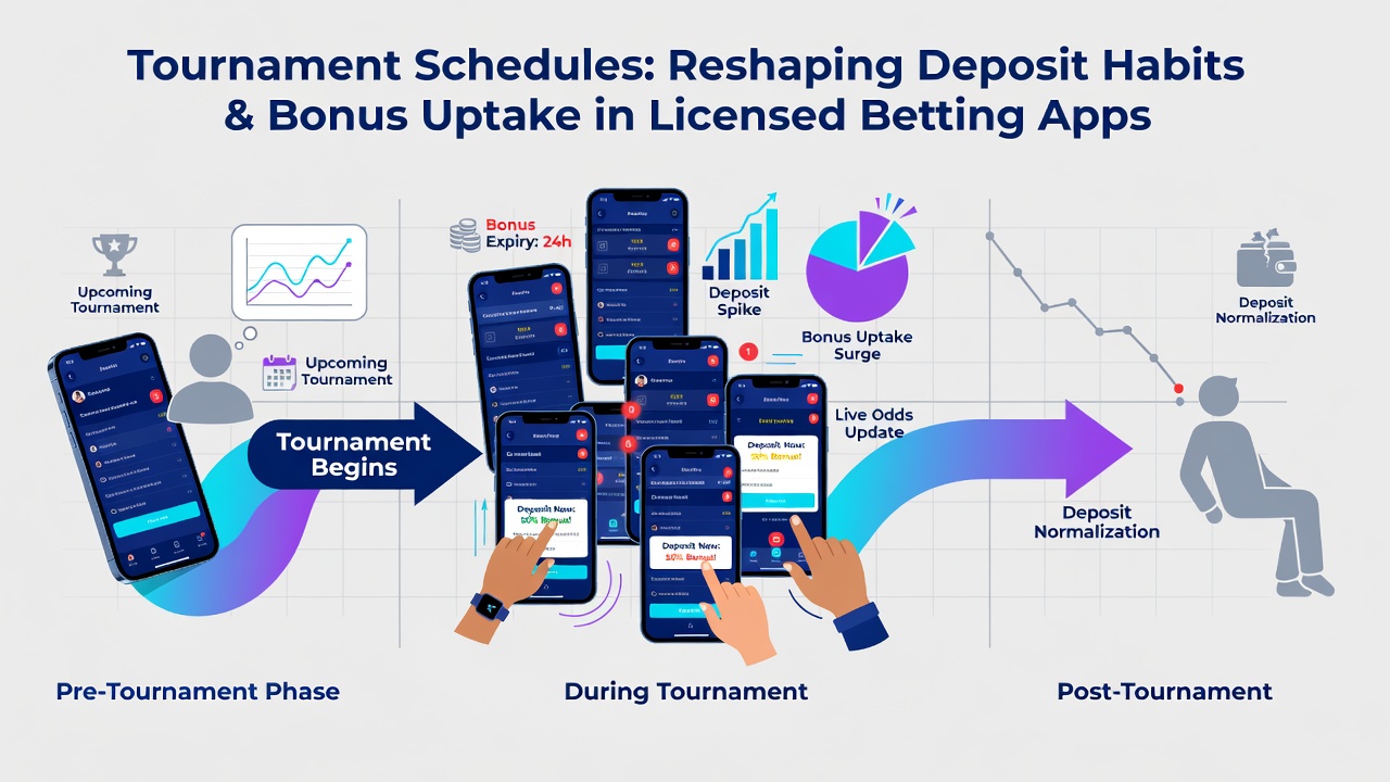 Graph illustrating bonus claim rates segmented by player app scores during tournament periods