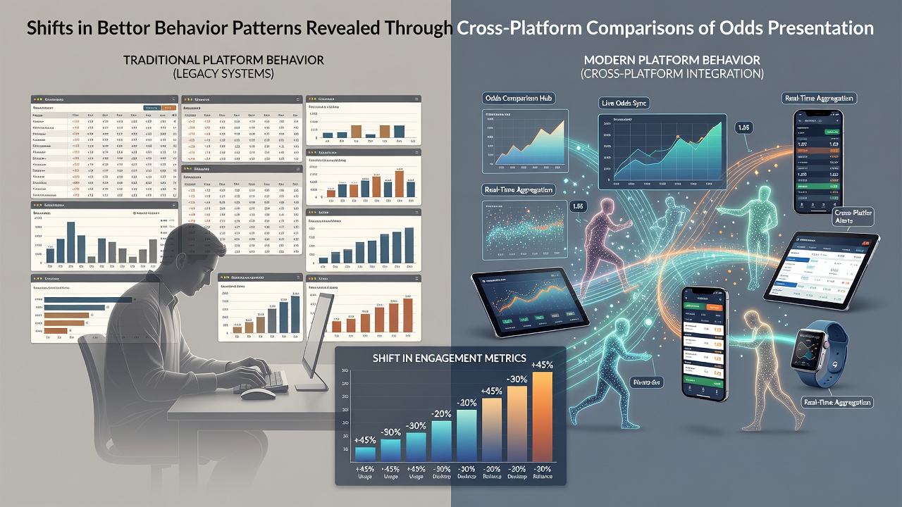 Charts and graphs comparing bettor engagement metrics across different mobile sportsbook reward programs and odds formats
