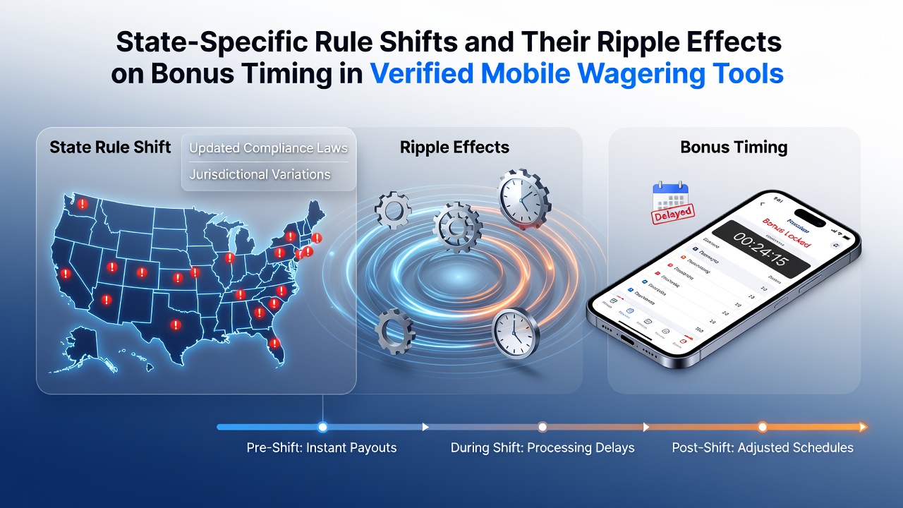 State regulatory updates affecting bonus timing in mobile sportsbooks