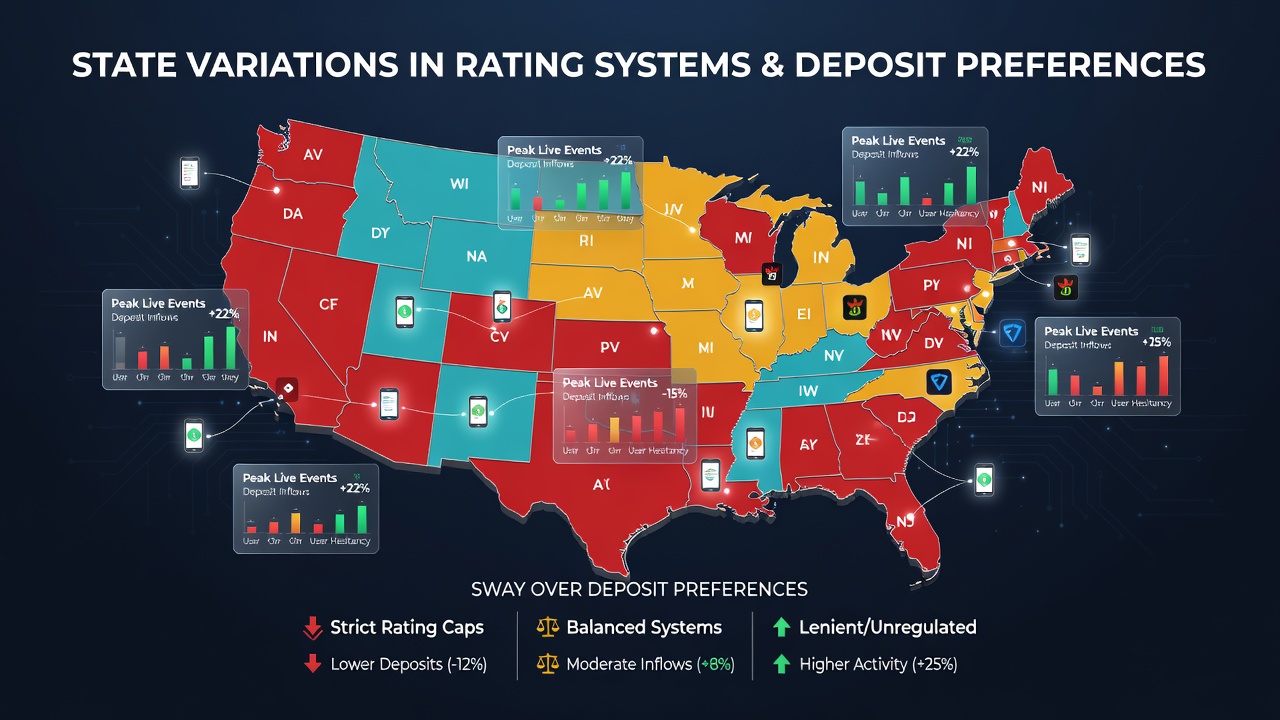 Overview of state rating systems influencing mobile betting deposit options during live events