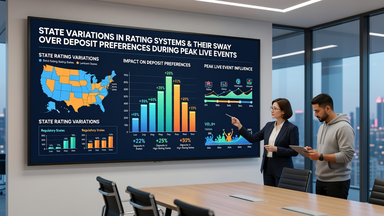 Charts showing deposit method shifts tied to state rating updates during live sports events