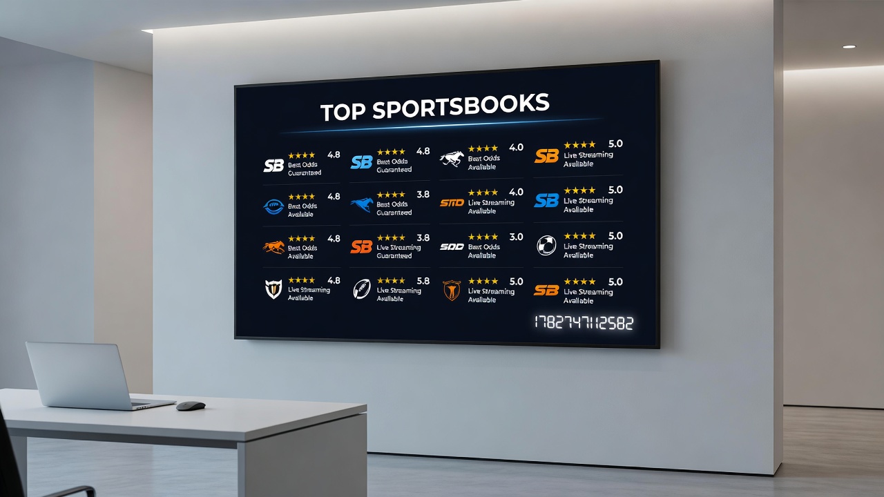 Mobile interfaces and backend systems used by major sportsbooks