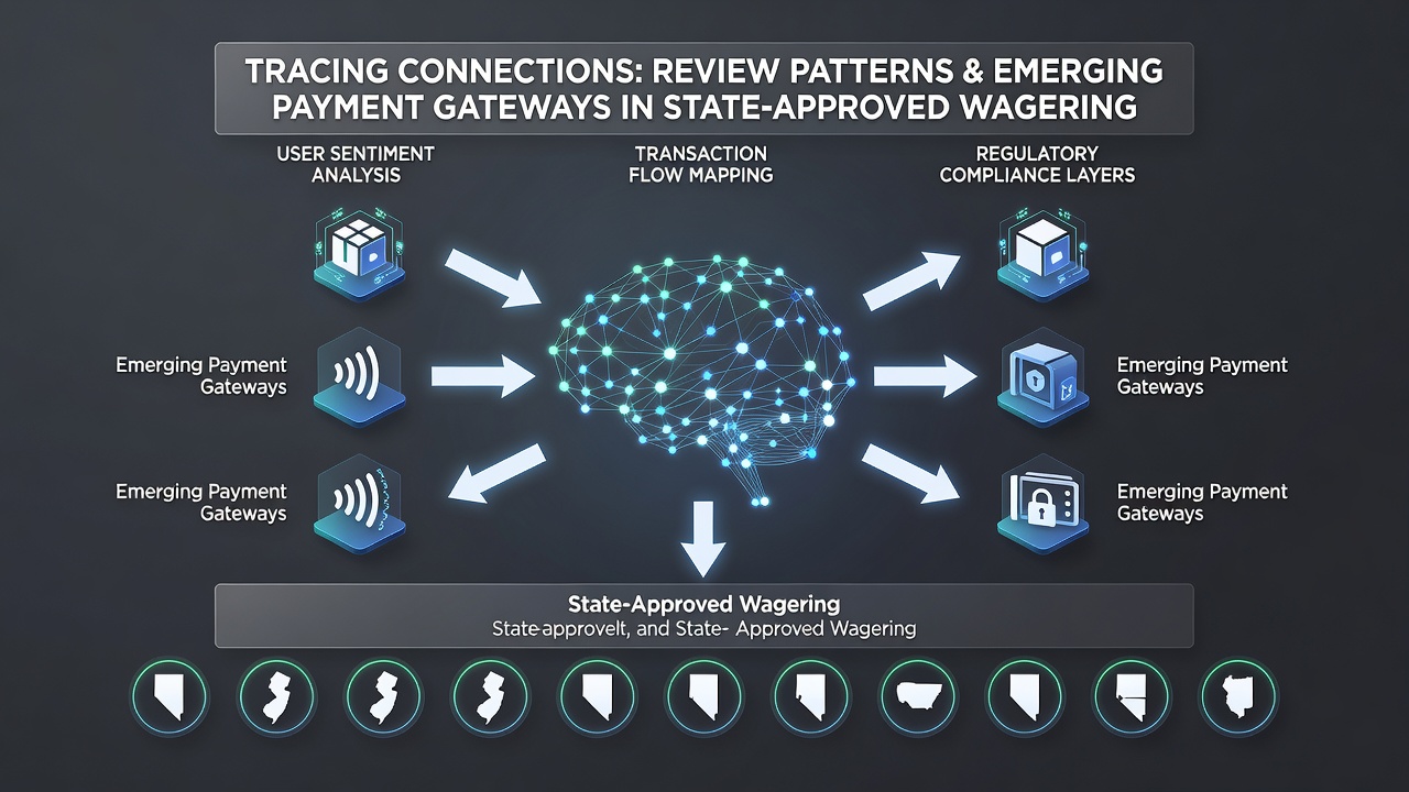 Chart displaying correlation between payment gateway types and user review sentiment scores in regulated sportsbooks
