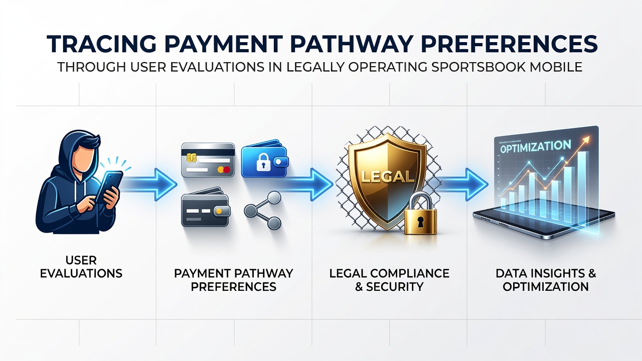 Analysis dashboard displaying user evaluation trends for payment methods in legal sportsbook apps