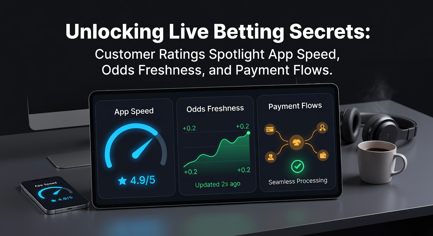 Sports bettor checking live odds on a mobile app during a fast-paced game, highlighting app performance in real-time betting scenarios