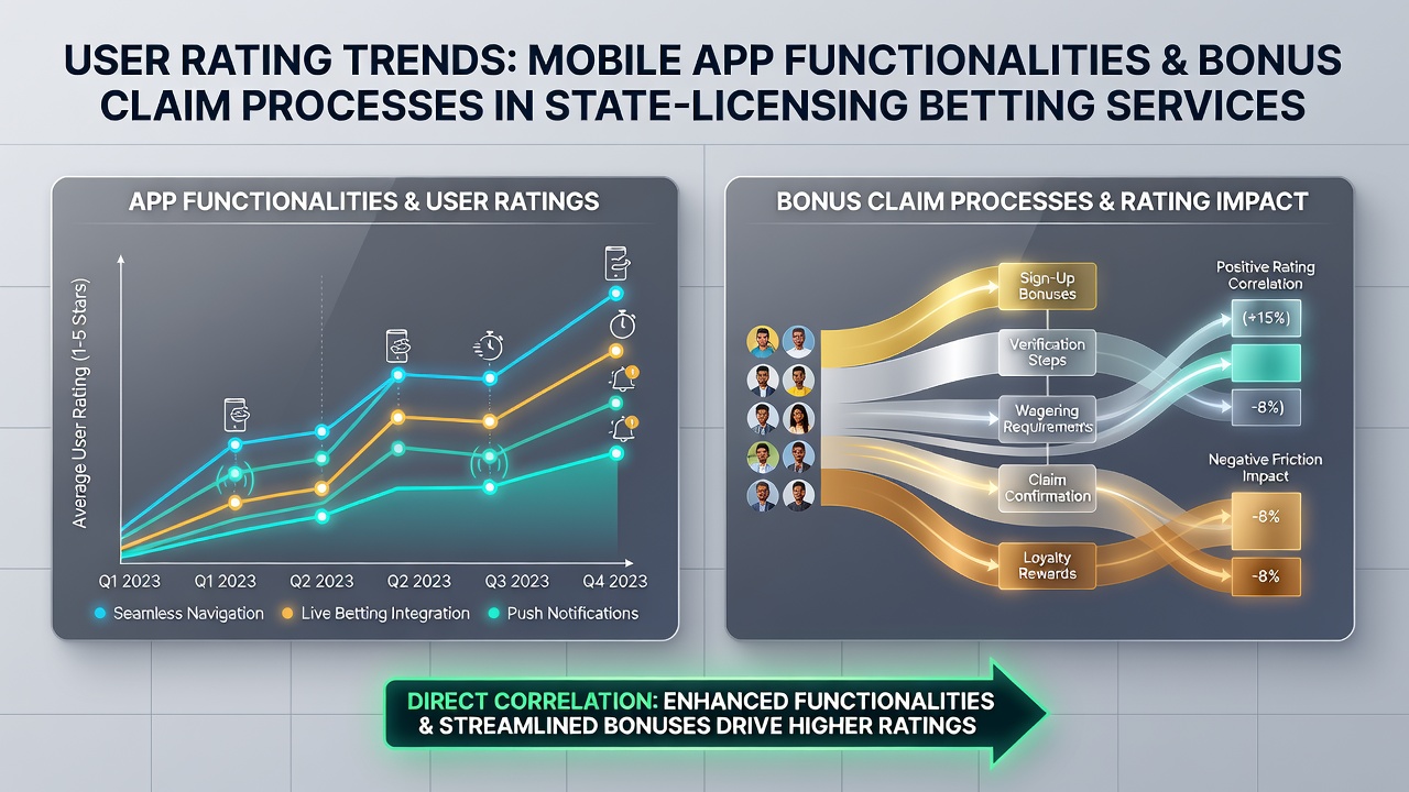 Mobile app interface showing bonus claim options in a state-licensed betting platform